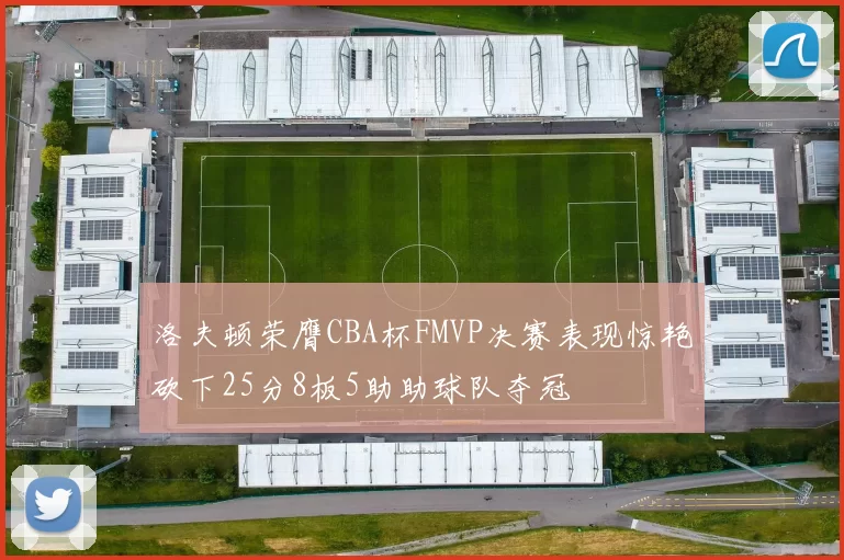 洛夫顿荣膺CBA杯FMVP决赛表现惊艳砍下25分8板5助助球队夺冠